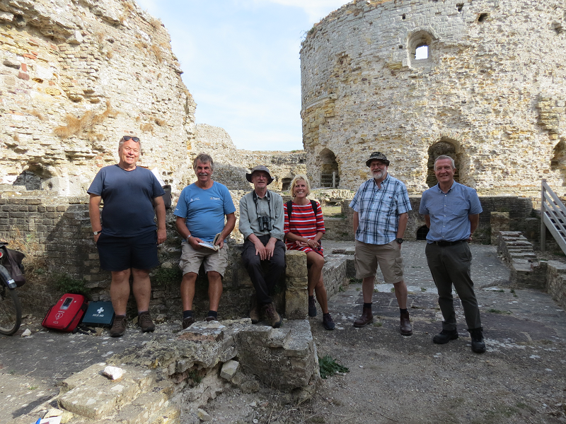 Camber Castle volunteers © Kathy Crowther