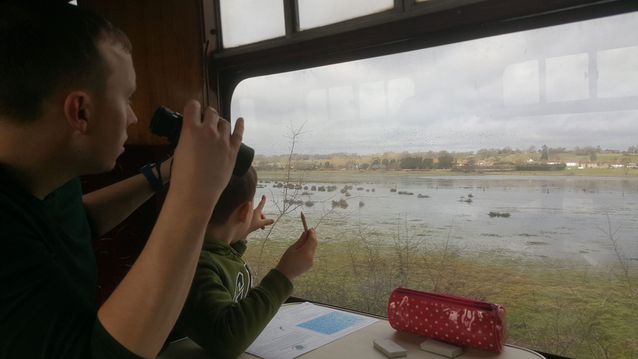 Rye Harbour volunteers migrate for half term week as Guides on a Train