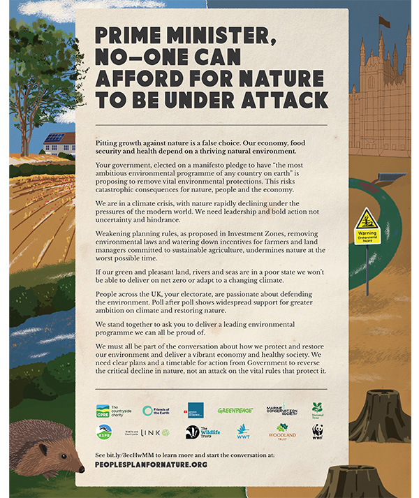 The Telegraph Defend Nature advert