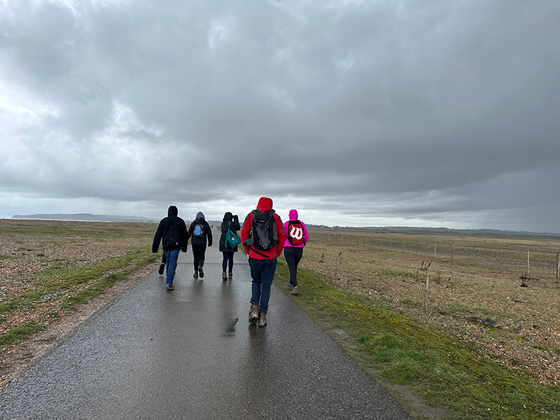 Young naturalists walk