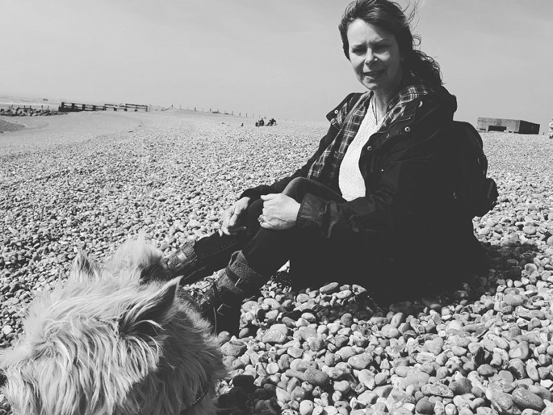 Jane Lovell writer in residence at Rye Harbour Nature Reserve