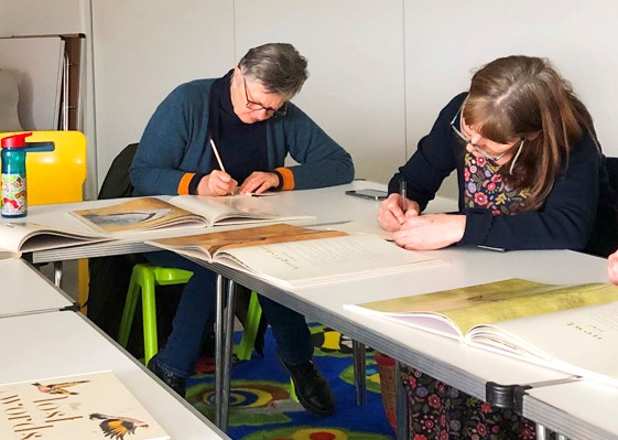 An exciting start to the Lost Words for Rye Harbour project