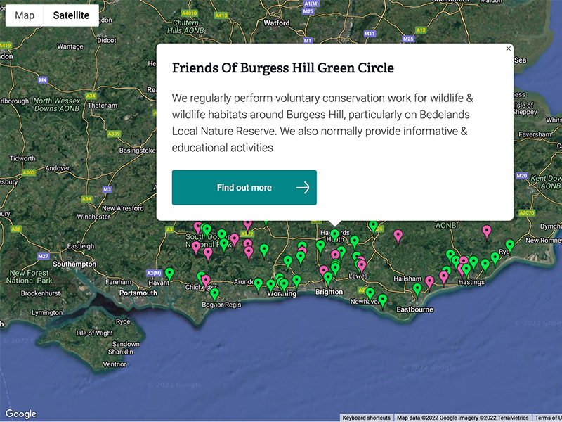 Putting community wildlife groups on the map