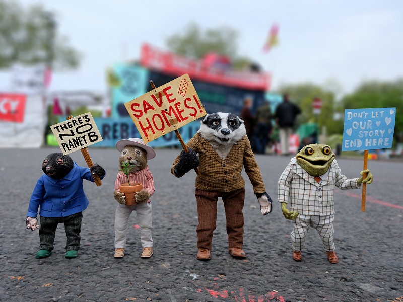 Support for young climate strikers