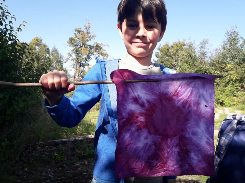 How to make Tie Dye flags