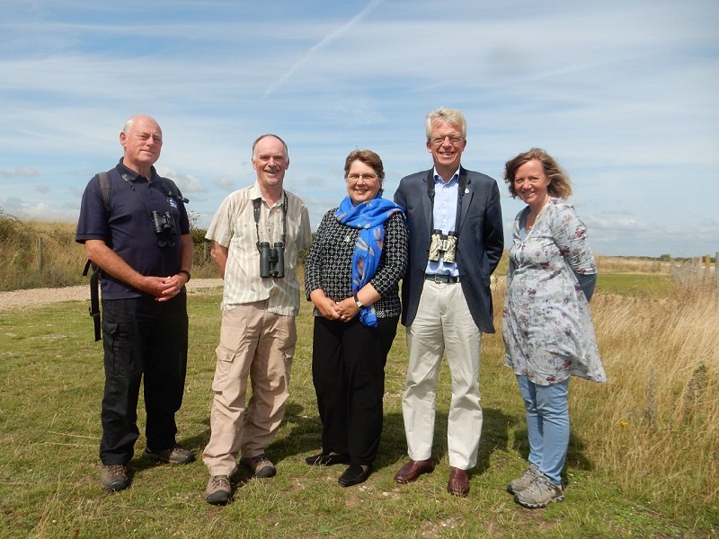 High Sheriff of East Sussex visits Rye Harbour Nature Reserve