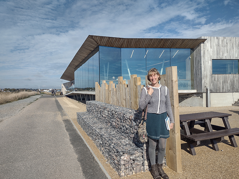 Louise Kenward, writer in residence at Rye Harbour Nature Reserve