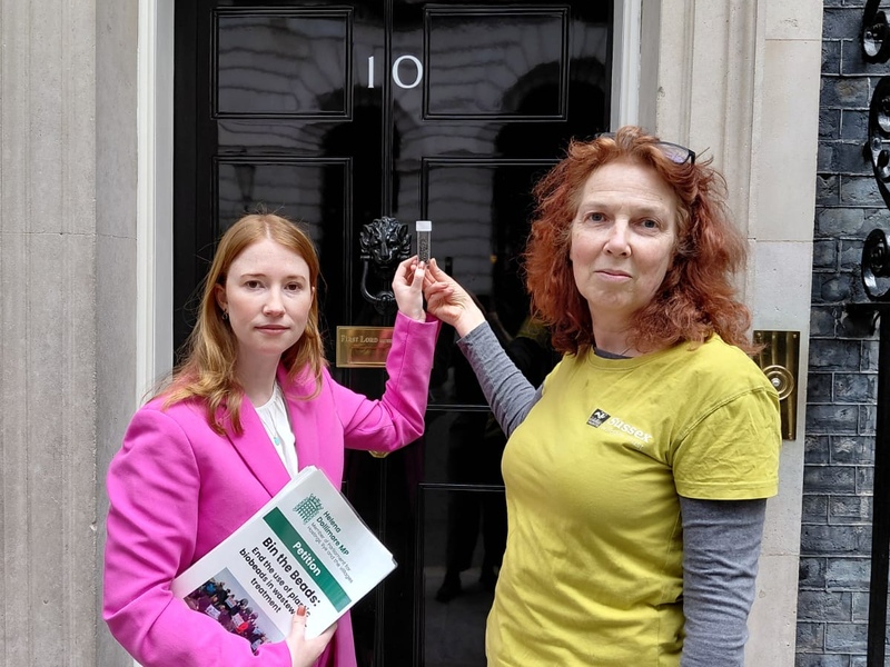 Helena Dollimore MP and Henri Brocklebank © Kerry Williams