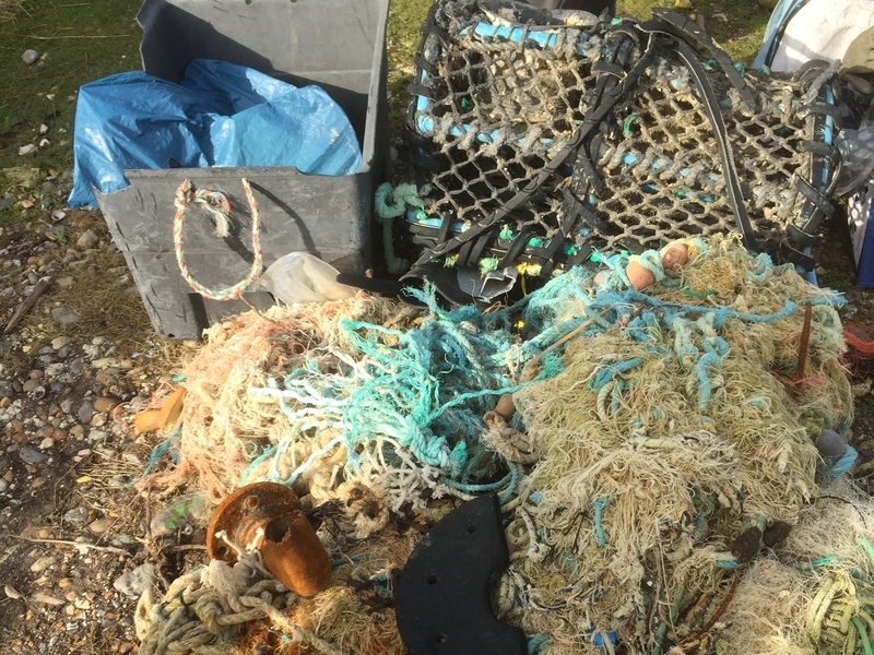 Collected ghost fishing gear © Nikki Hills Collected ghost fishing gear © Nikki Hills