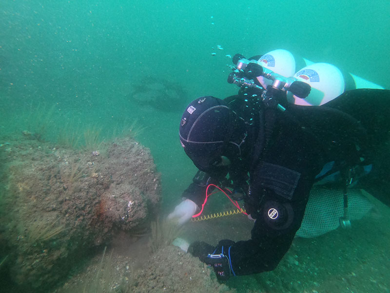 Ghost Fishing UK diver at work (c) Ghost Fishing UK