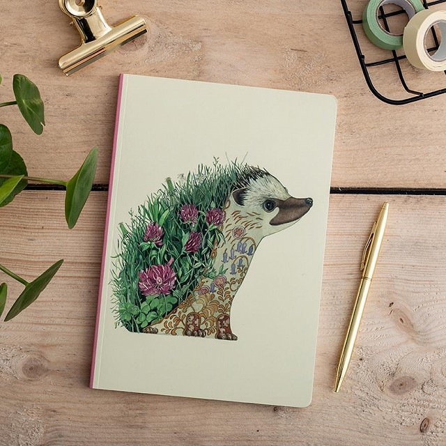 Hedgehog Notebook by Daniel Mackie
