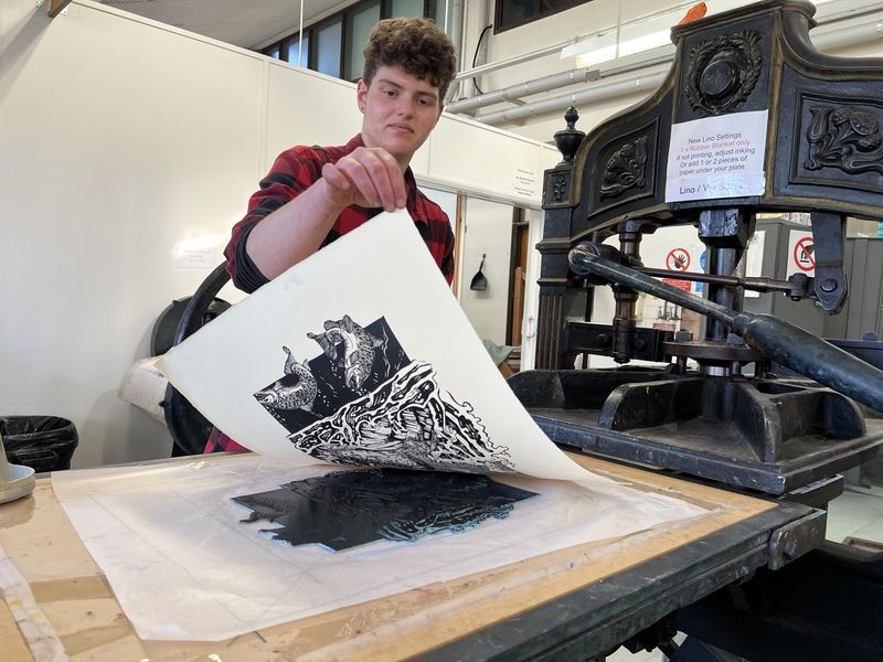 Meet Wild Sussex magazine cover artist Ollie Panton