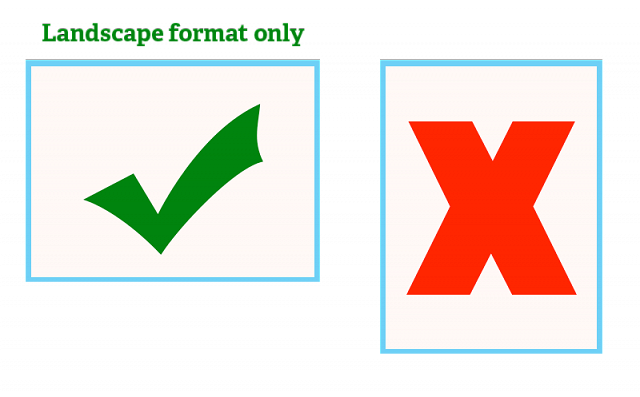 Photo comp format