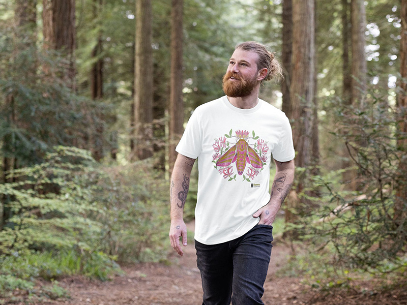 Elephant Hawk-moth t-shirt Elephant Hawk-moth t-shirt