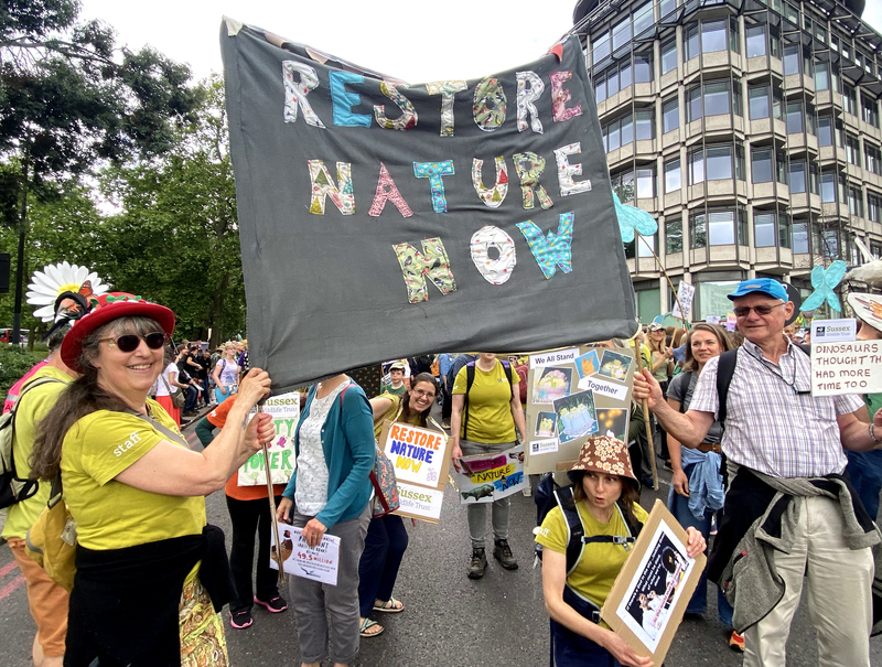 Restore Nature Now march 2024