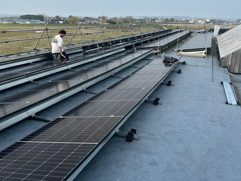Solar panel installation © Solar Dynamics