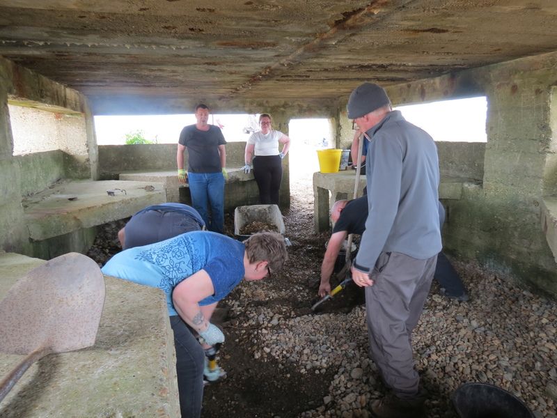 History Group in a Pillbox © Barry Yates