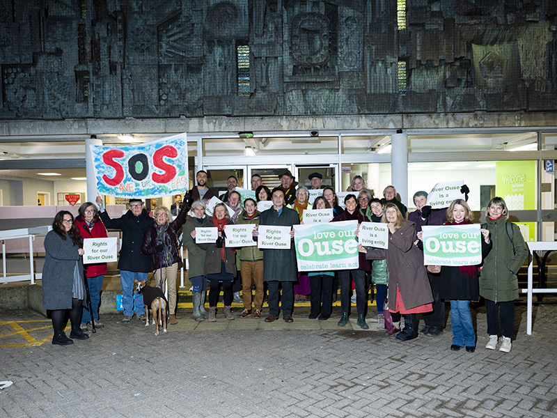Rights of river motion supporters at County Hall © Willie Robb Rights of river motion supporters at County Hall © Willie Robb