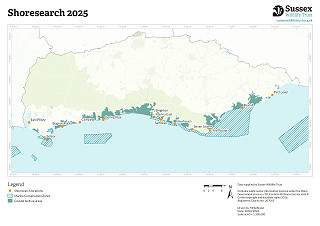 Shoresearch survey locations 2025