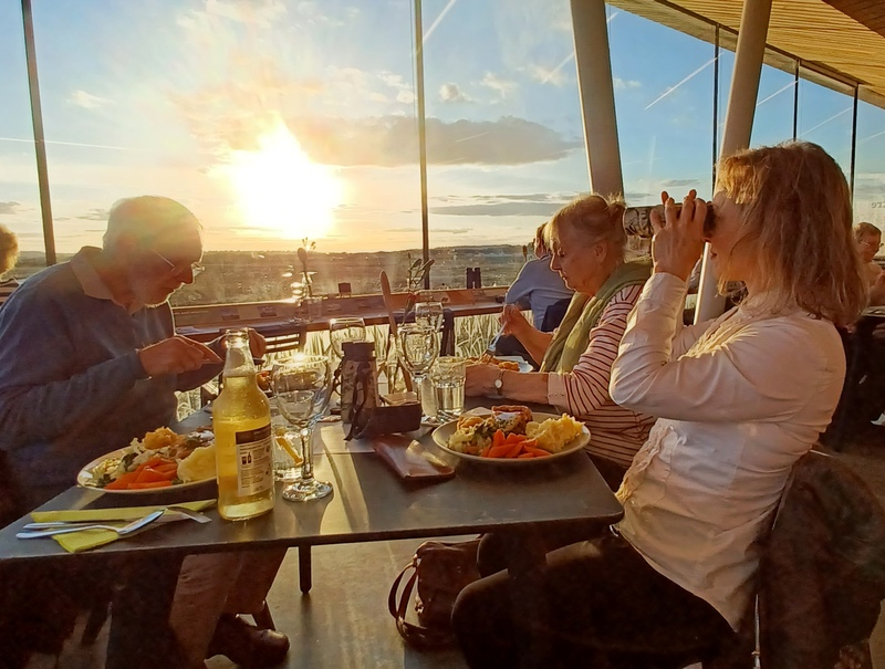 Guests enjoying the birdlife