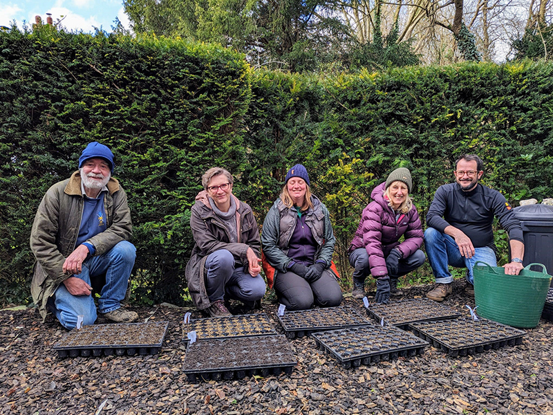 Wildflower Lewes volunteers Wildflower Lewes volunteers